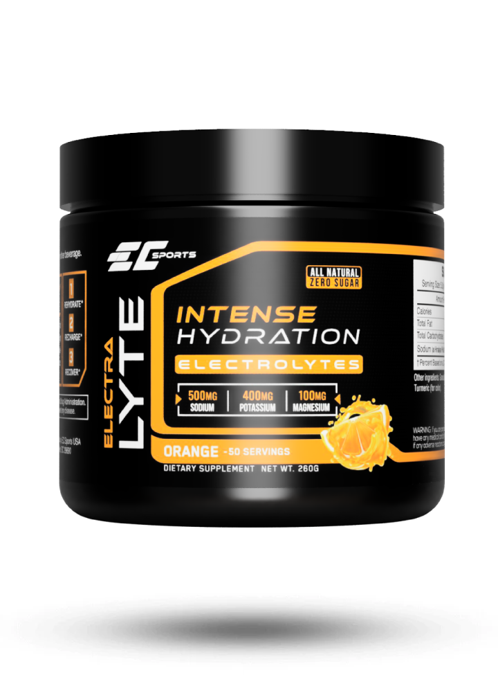 Electralyte hydration formula with real fruit extracts for endurance, recovery, and hydration support.
