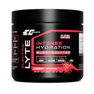 Electralyte hydration formula with real fruit extracts for endurance, recovery, and hydration support.