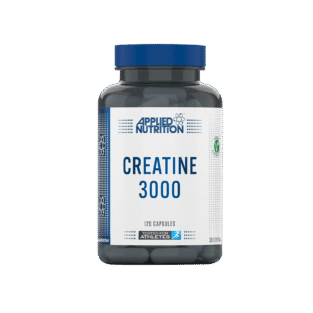Applied Nutrition Creatine 3000 supplement for muscle strength, power, and performance support — high-potency creatine capsules.